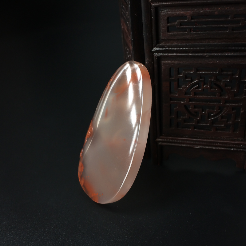 四川天然南红年年有余吊坠-红掌柜