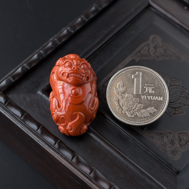 柿子红貔貅-红掌柜