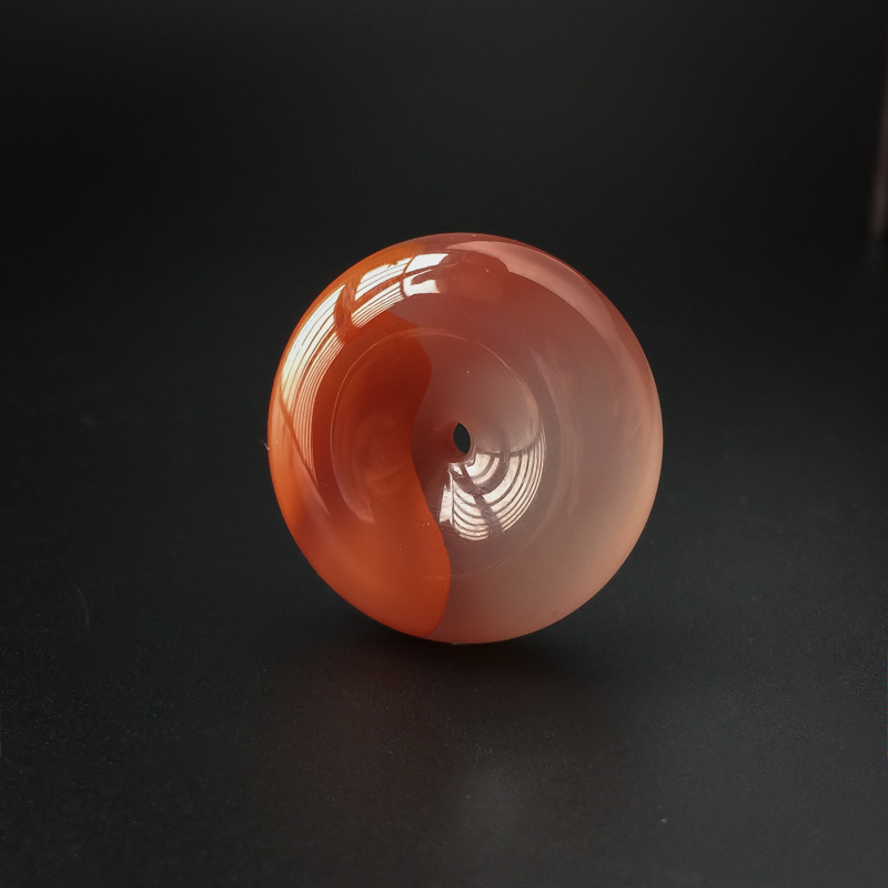 南红平安扣吊坠-红掌柜