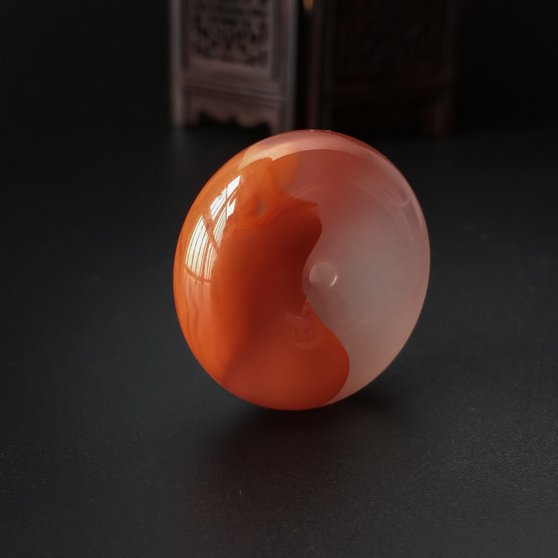 南红平安扣-红掌柜