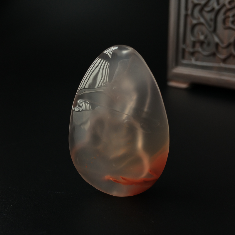 南红观音吊坠 - 红掌柜