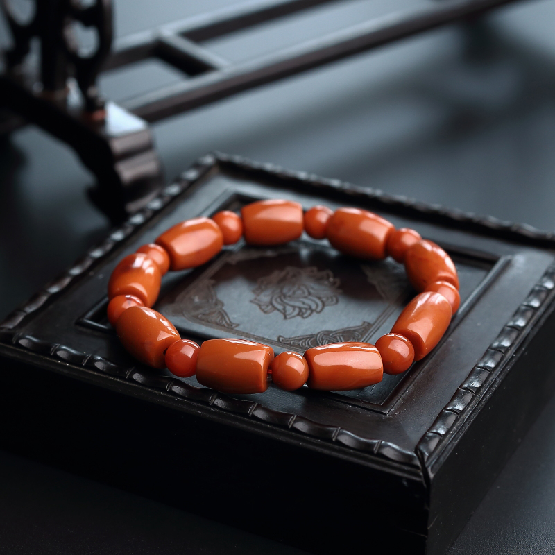 满肉柿子红南红-红掌柜