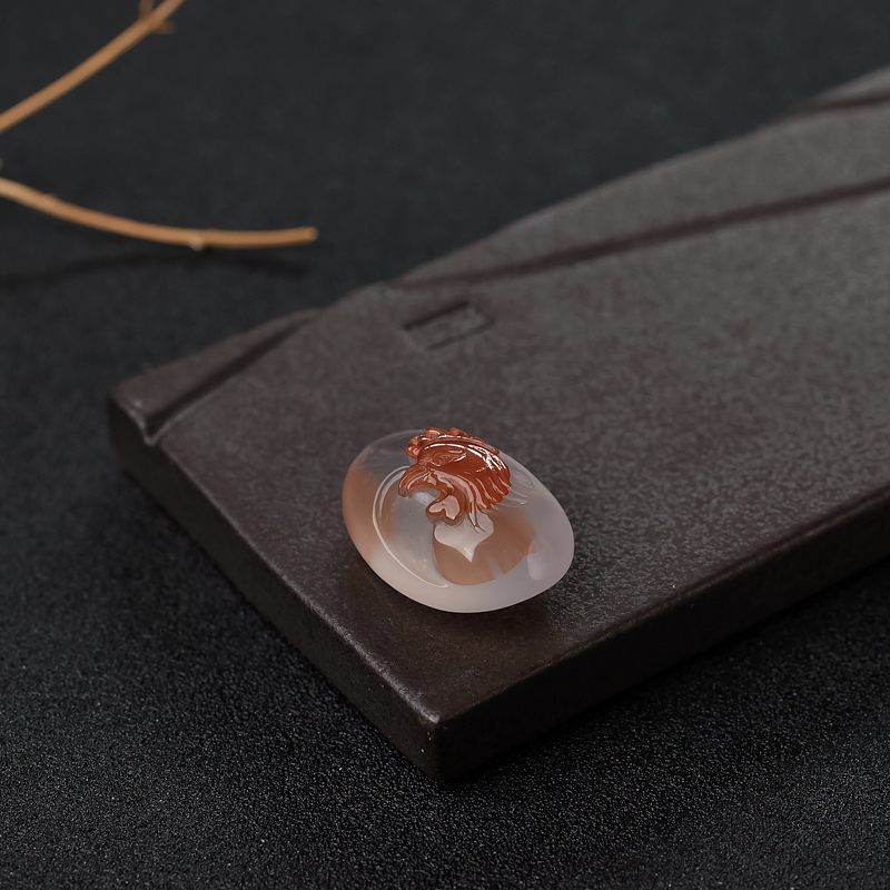 冰飘南红吊坠-红掌柜