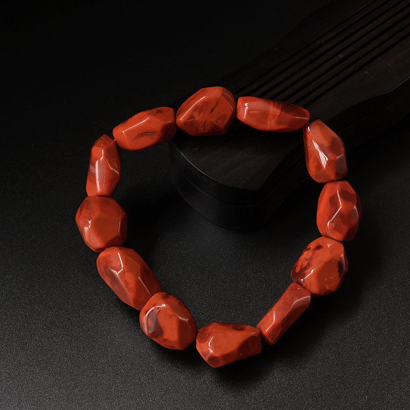 南红随形手串-红掌柜