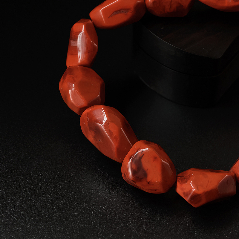 南红手串-红掌柜