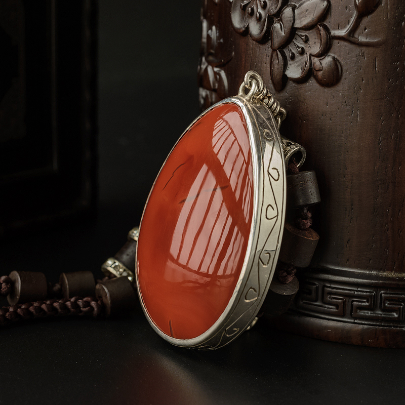 南红吊坠-红掌柜