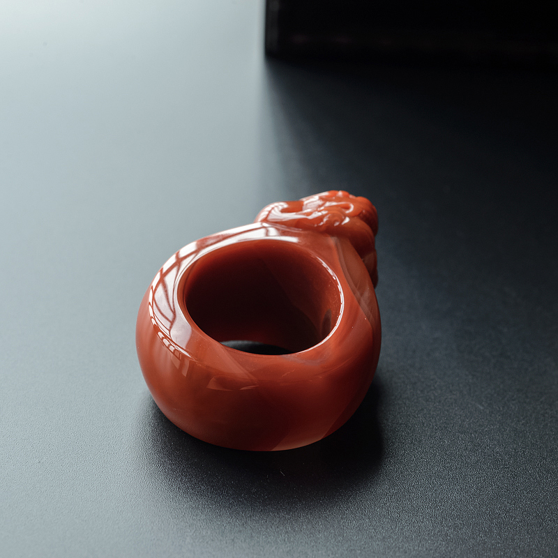 南红扳指-红掌柜