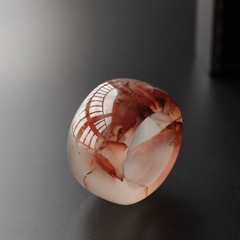 南红扳指-红掌柜