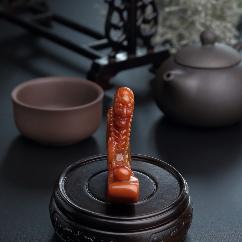 南红悟道香插-红掌柜