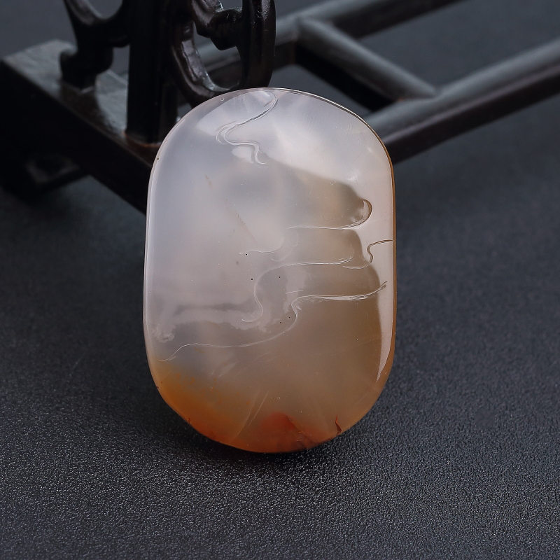 四川天然南红一路连科吊坠-红掌柜