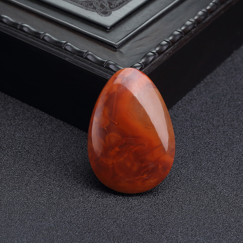 四川天然南红水滴吊坠-红掌柜