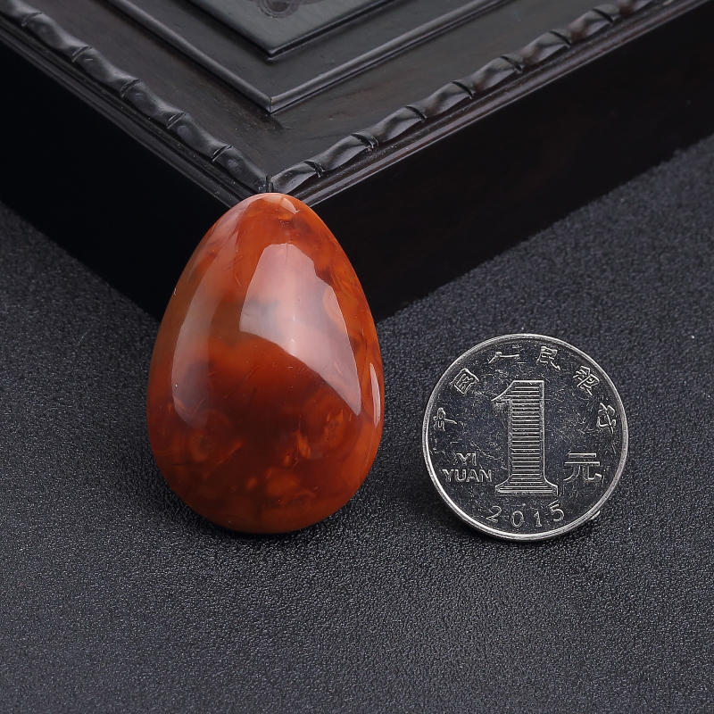 南红水滴吊坠-红掌柜