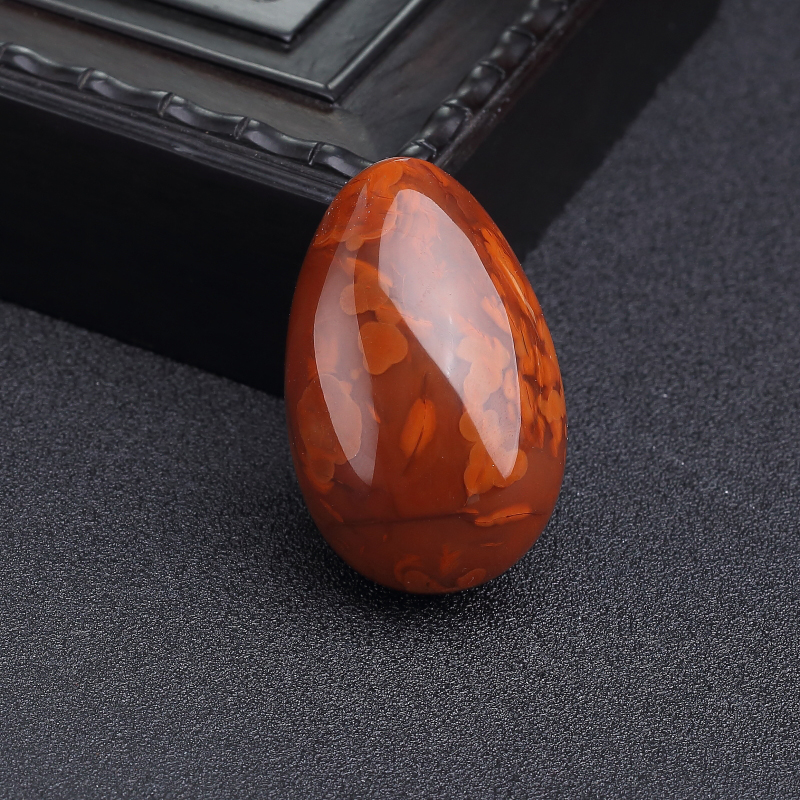 川料天然南红随形吊坠-红掌柜