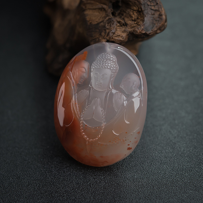 西方三圣吊坠-红掌柜