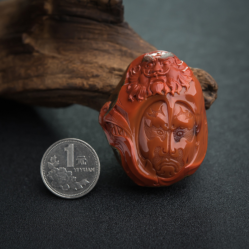 南红吊坠-红掌柜