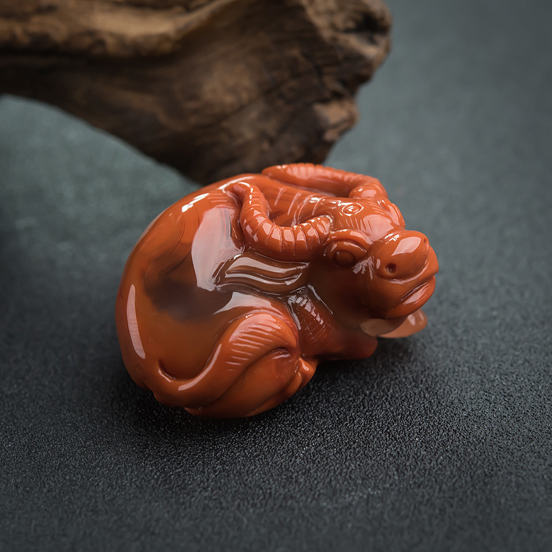 南红吊坠-红掌柜