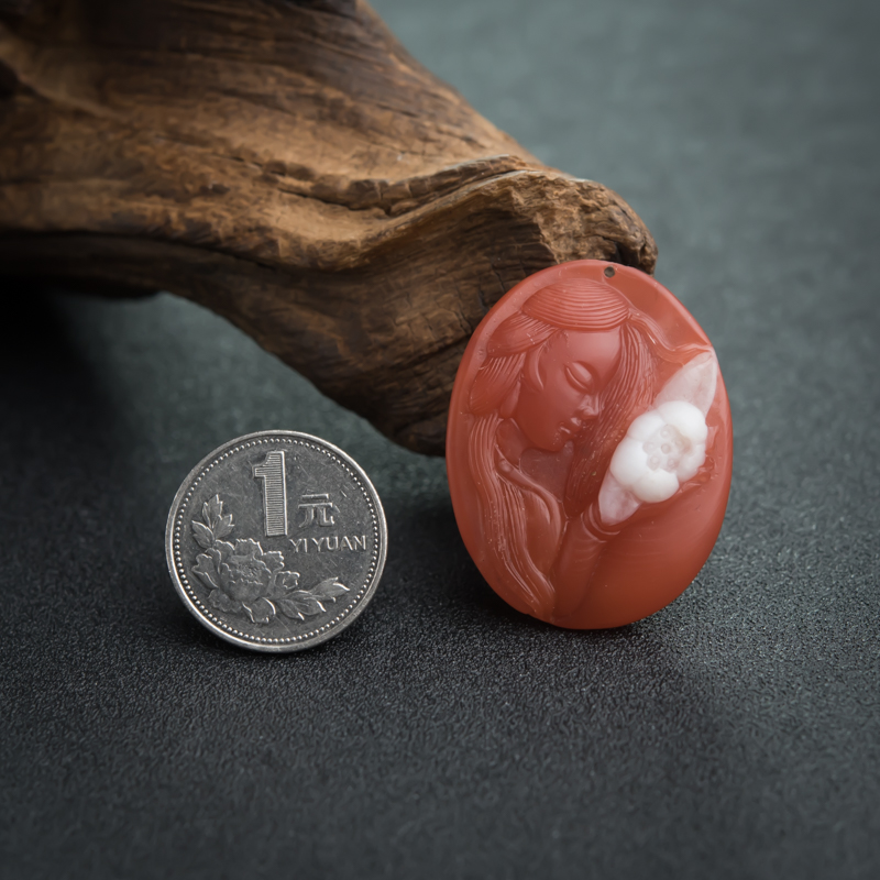 南红吊坠-红掌柜