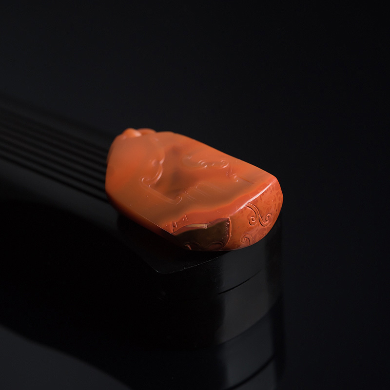 四川凉山南红大日如来吊坠-红掌柜