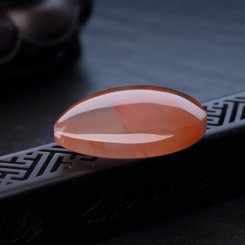 冻料南红随形吊坠-红掌柜