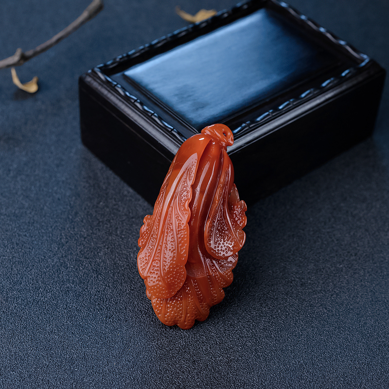 柿子红南红白菜-红掌柜