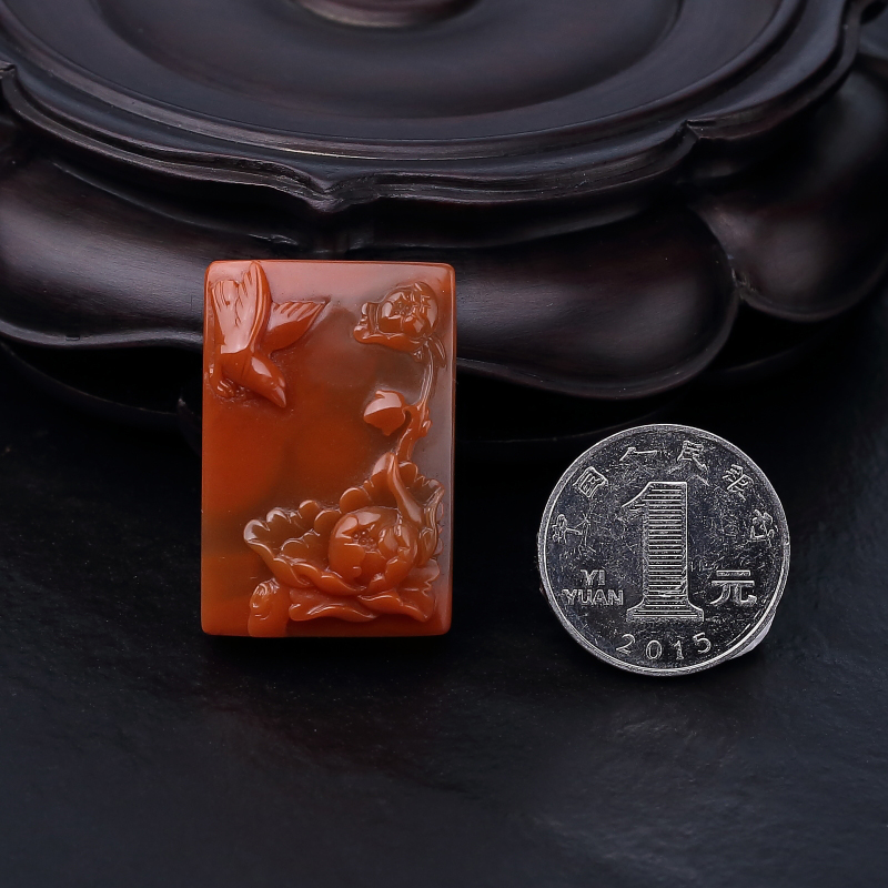 冻料南红吊坠-红掌柜