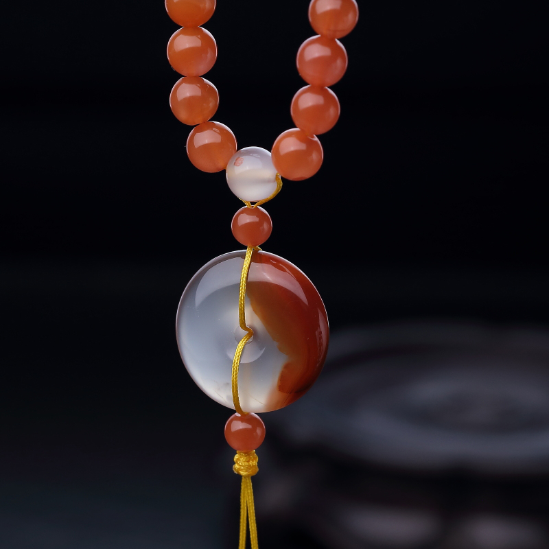 川料樱桃红南红长链-红掌柜