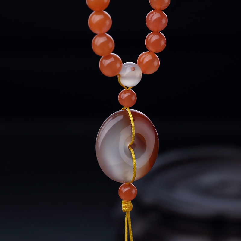 川料天然南红长链-红掌柜