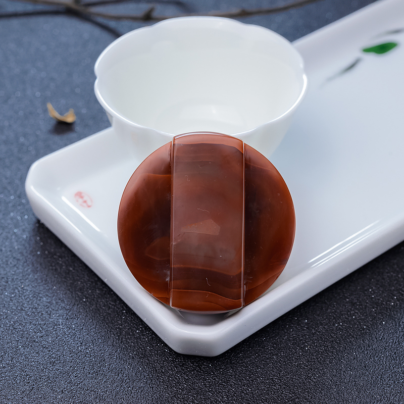 南红麒麟皮带扣-红掌柜