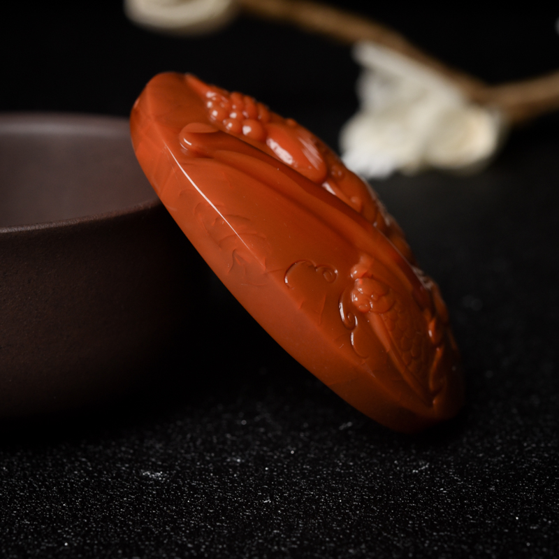 南红孙悟空吊坠-红掌柜