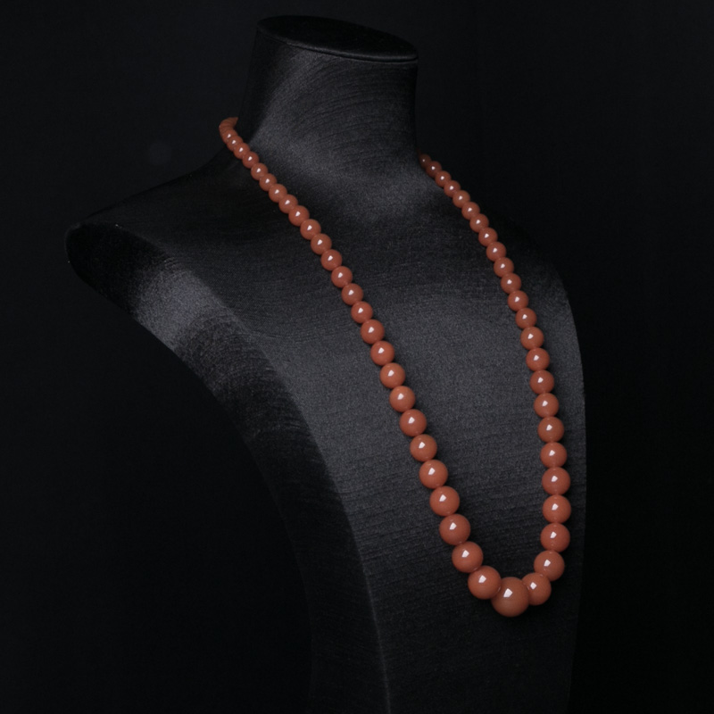 四川樱桃红南红塔链-红掌柜