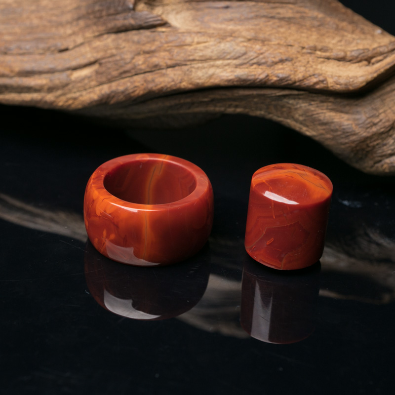 四川火焰纹南红套装-红掌柜