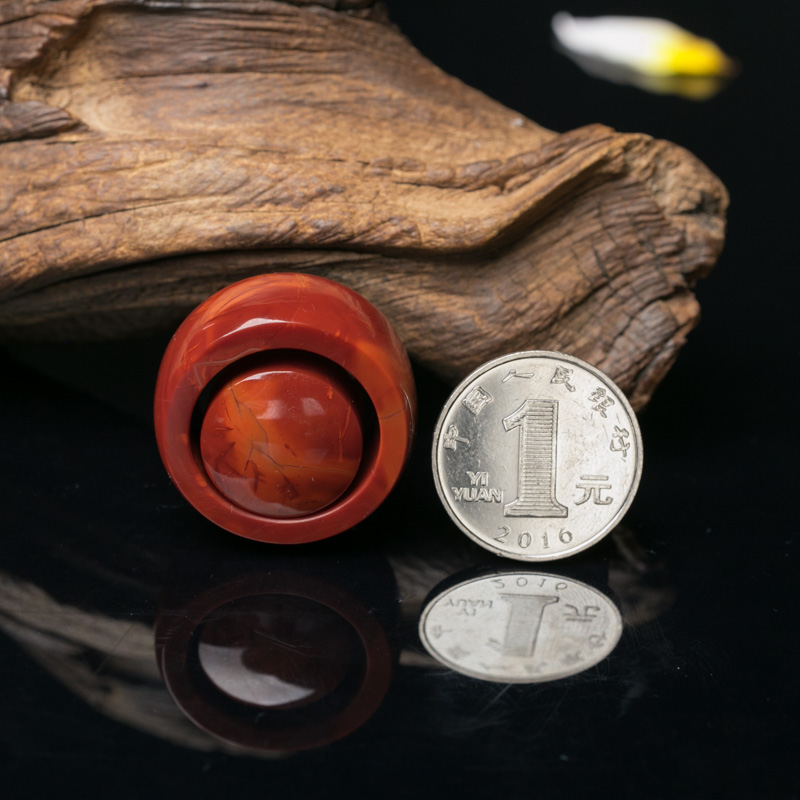 四川天然南红套装-红掌柜