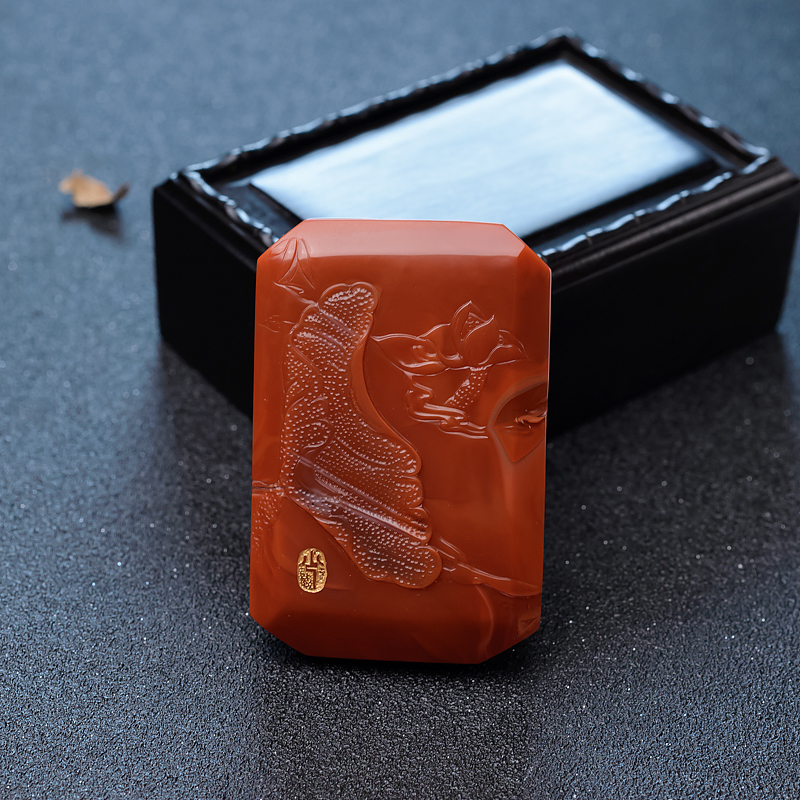 柿子红南红观音-红掌柜