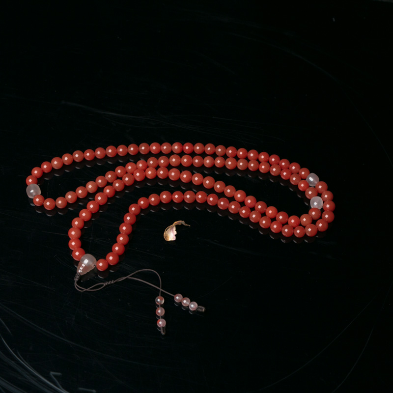 川料樱桃红南红长链-红掌柜