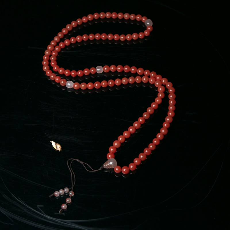 川料天然南红长链-红掌柜