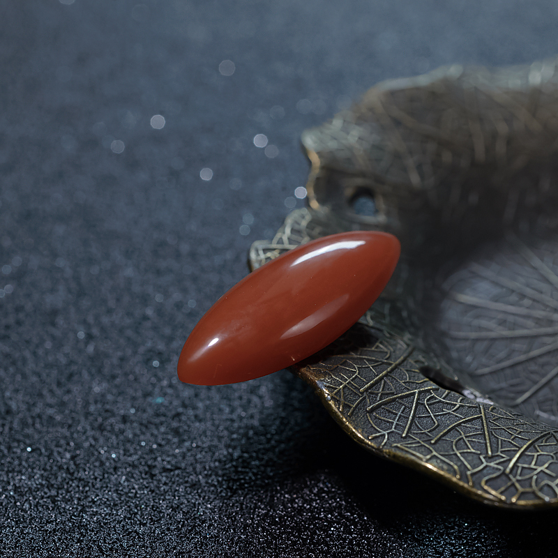 四川南红戒面-红掌柜