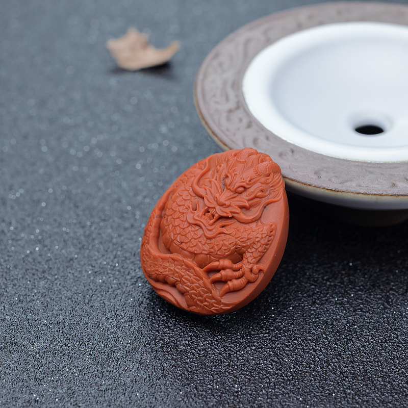 南红龙吊坠-红掌柜