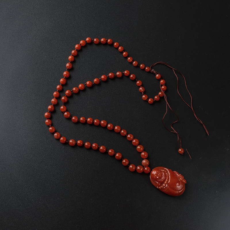 6.5mm南红项链-红掌柜