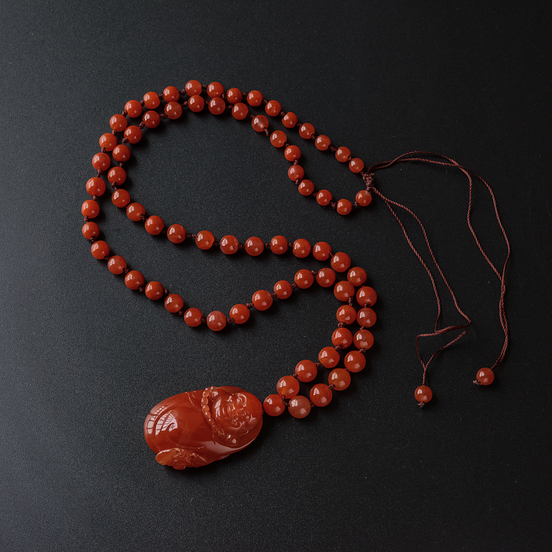 柿子红佛吊坠-红掌柜