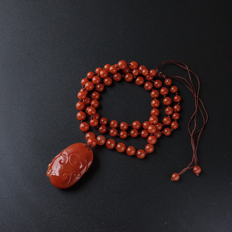 南红佛吊坠-红掌柜