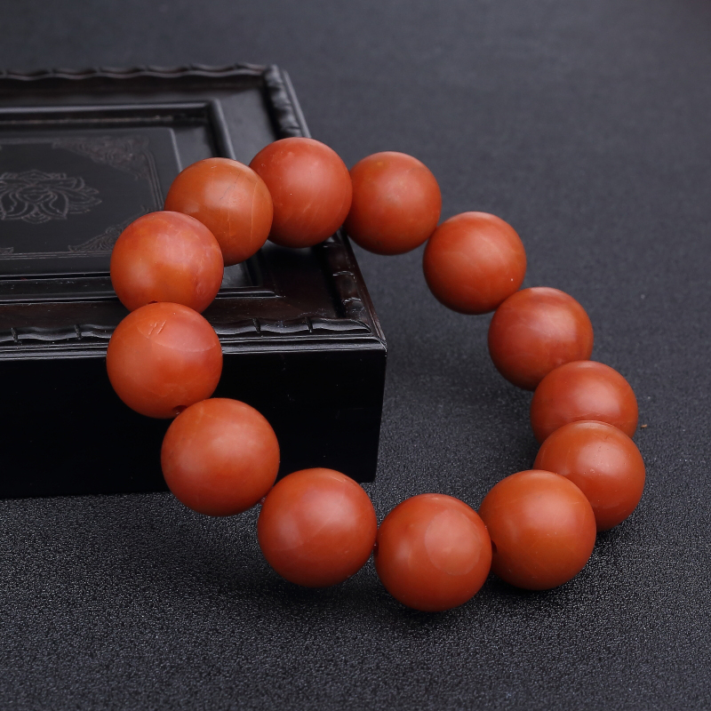 18mm南红手串-红掌柜