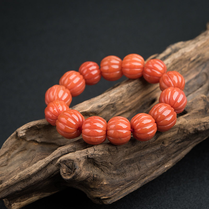 南红手串-红掌柜