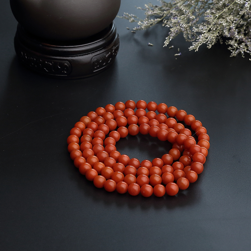 南红佛珠 - 红掌柜