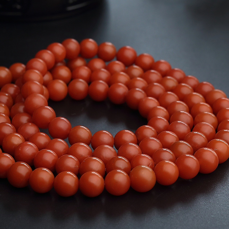 保山料南红佛珠 - 红掌柜