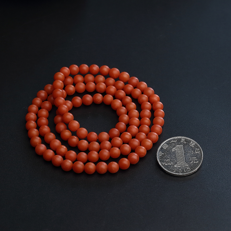 天然柿子红南红-红掌柜