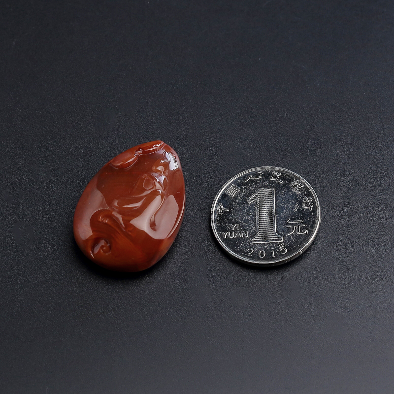 川料南红吊坠-红掌柜