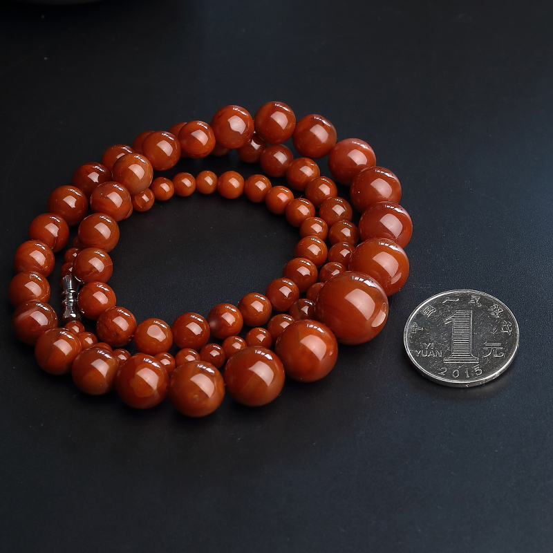 天然南红塔链 - 红掌柜