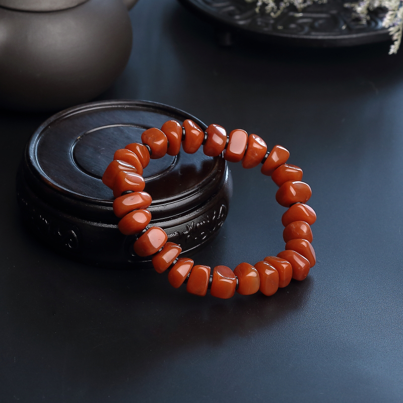 南红随形手串-红掌柜