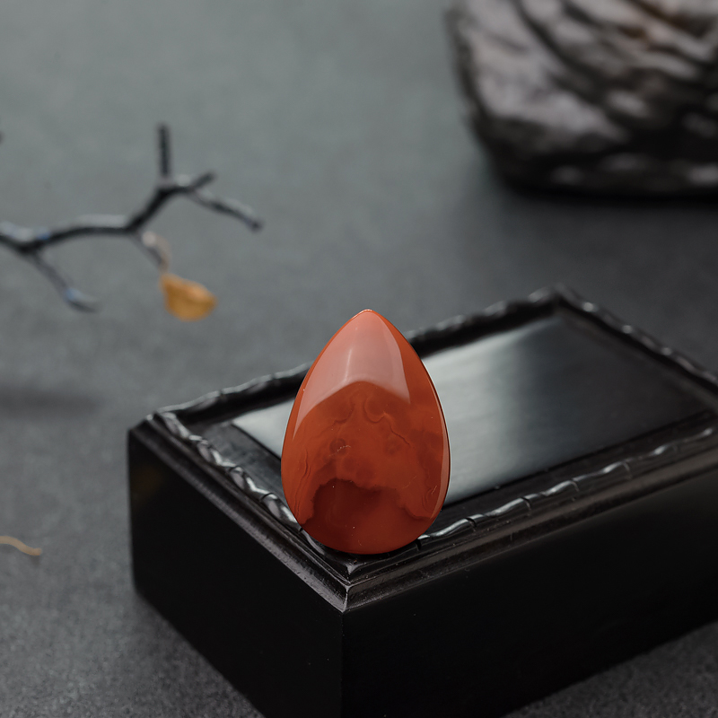 柿子红南红水滴-红掌柜