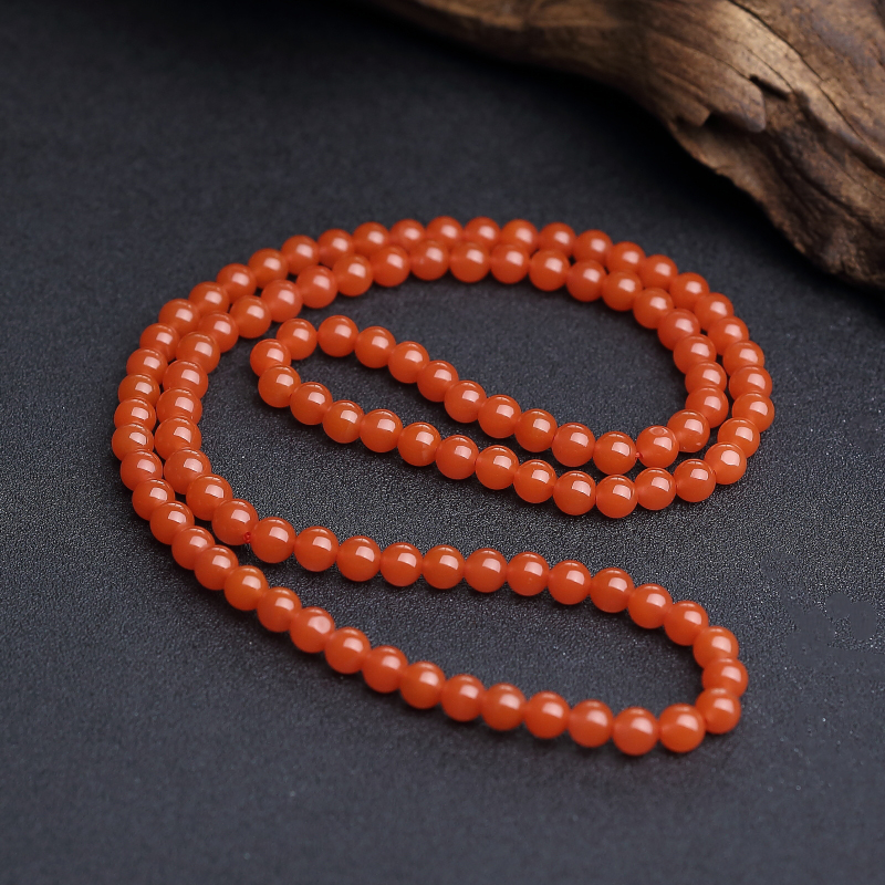 南红108佛珠-红掌柜